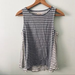 Madewell striped swing tank
